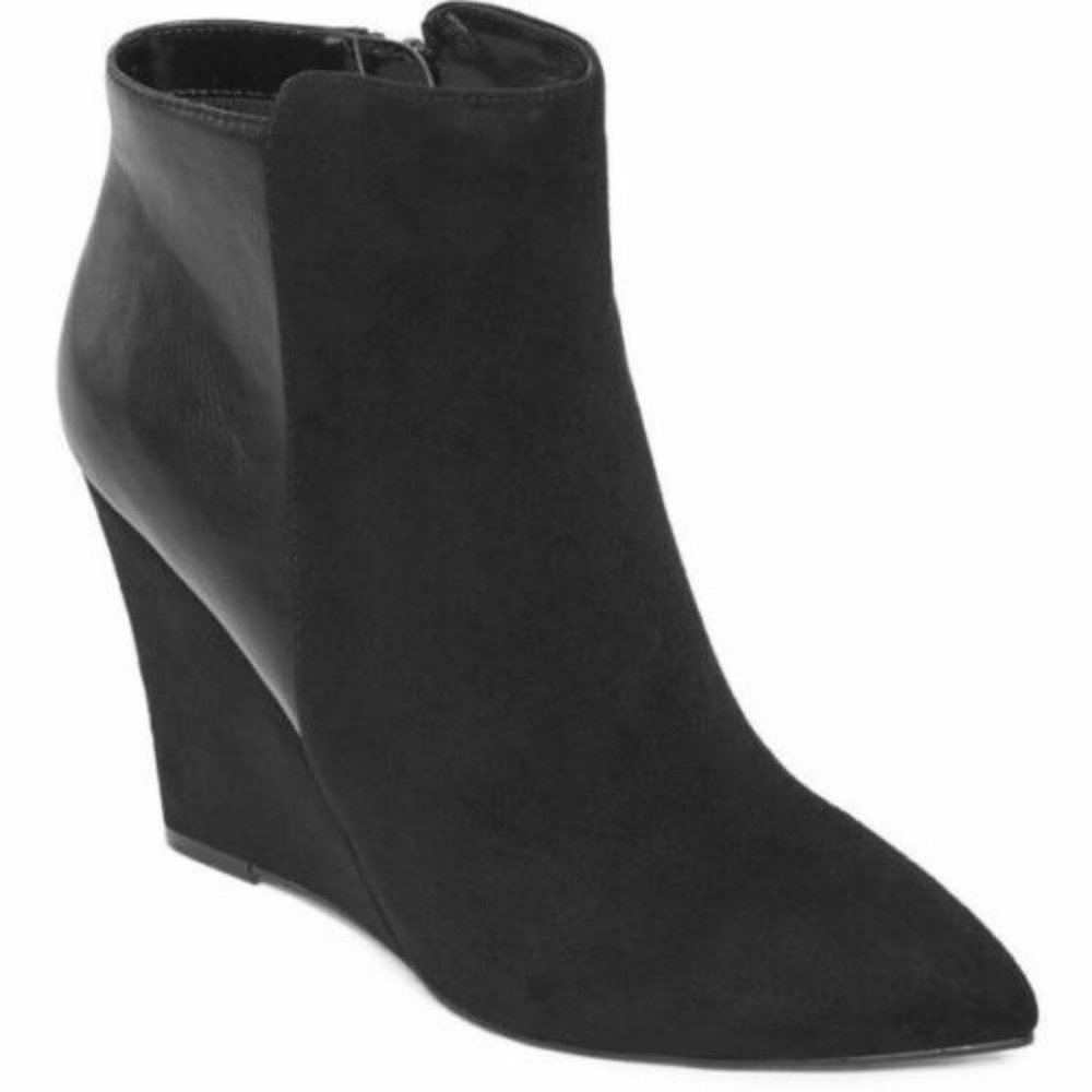 women's boots Worthington Lapaz Pointed Toe Wedge size 8.5 NEW